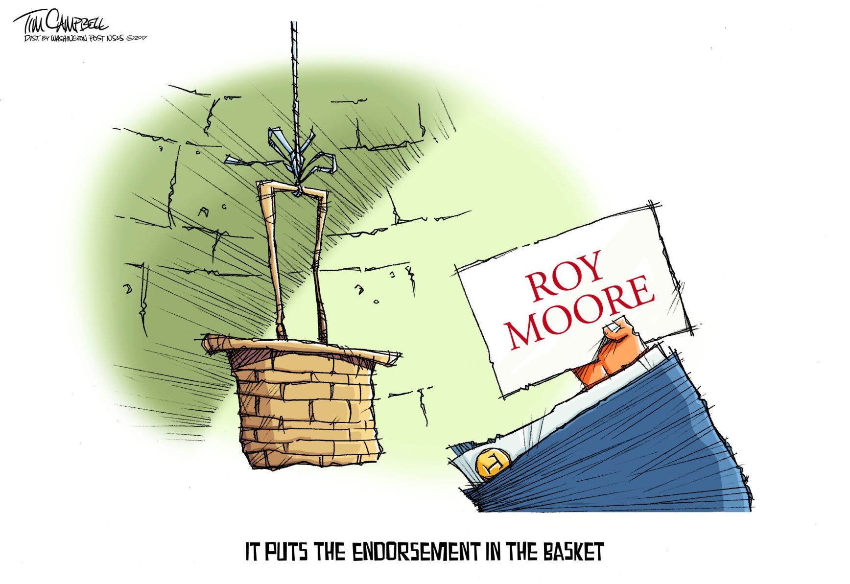 Tim Campbell cartoon